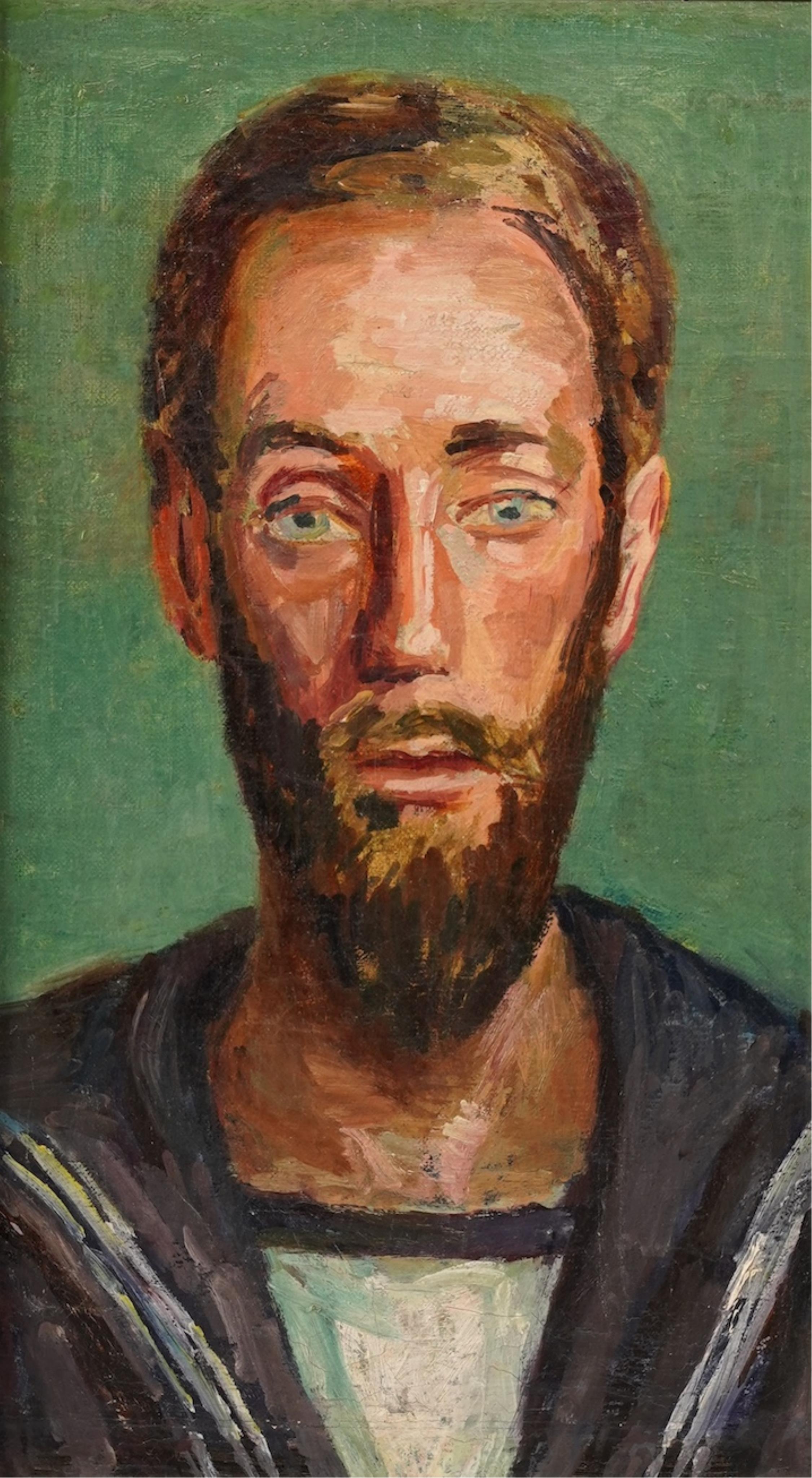 Duncan Grant, 1885-1978, 'Study for head of Christ in the wall-painting in the Church at Berwick, near Firle, Sussex'